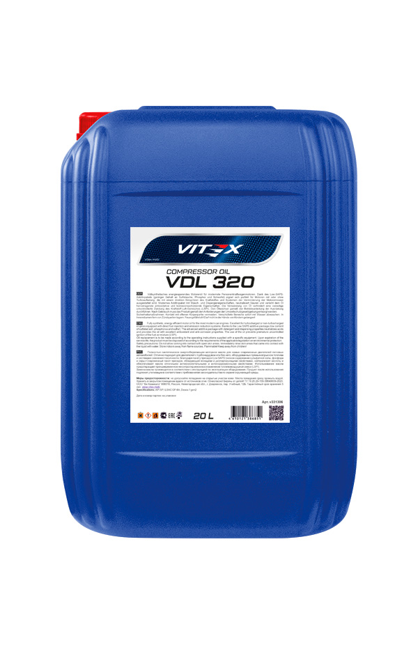 Компрессорные масла VITEX — каталог масел для компрессоров
