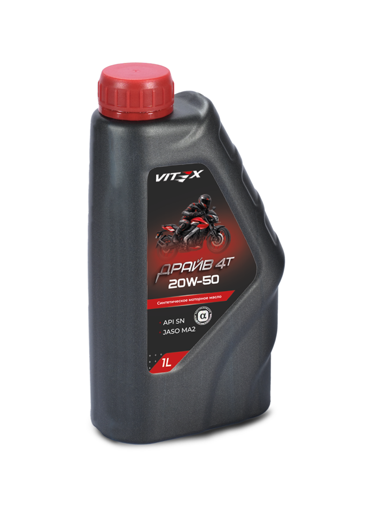 Масло моторное Vitex Драйв 4T 20W-50, API SN, JASO MA2 1 л поставки в УрФО со складов в регионе