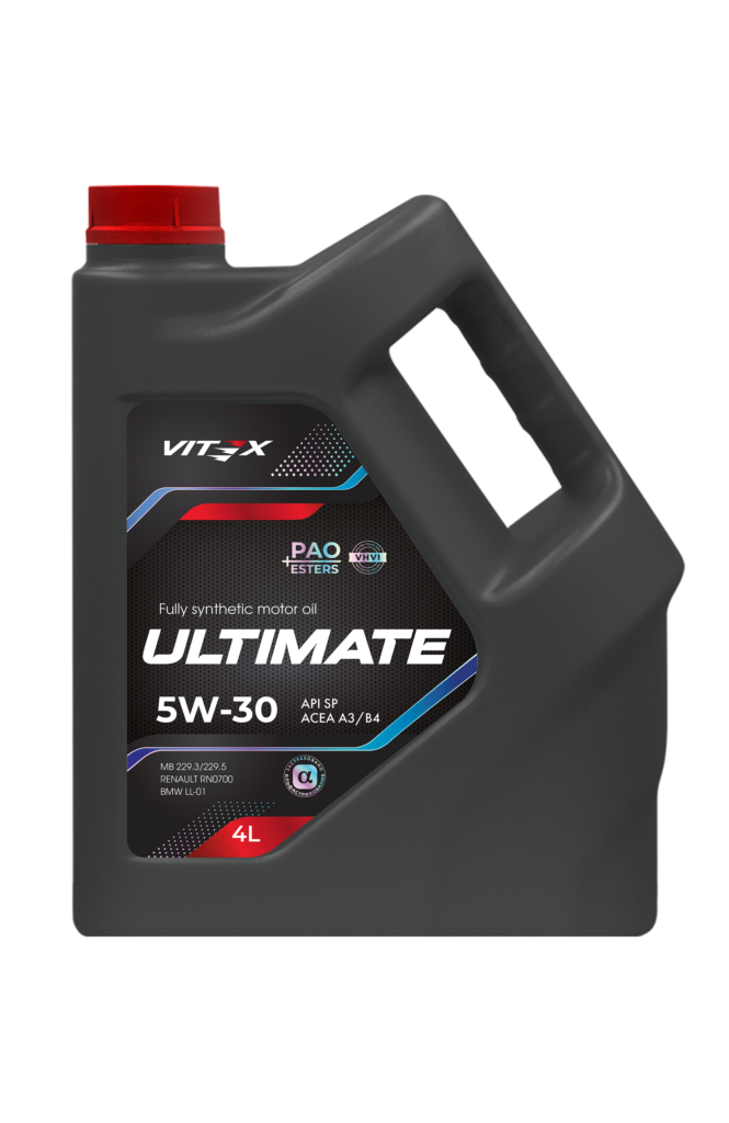 Моторное масло Vitex Ultimate – синтетика премиум-класса
