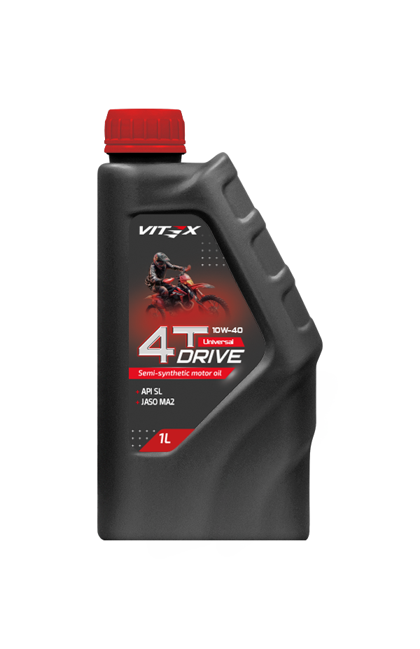 Vitex Drive Universal 4T 10W-40 — моторное масло для мотоциклов и скутеров